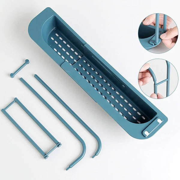 Adjustable Kitchen Sink Storage Solution