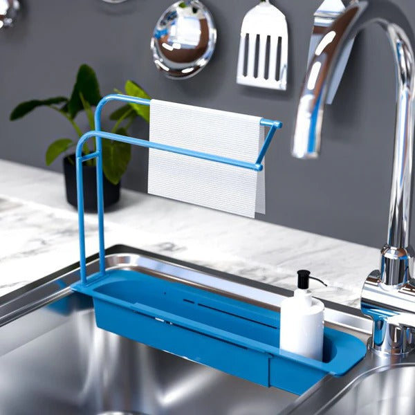 Adjustable Kitchen Sink Storage Solution