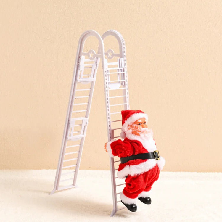 Animated Santa Climber Holiday Decoration