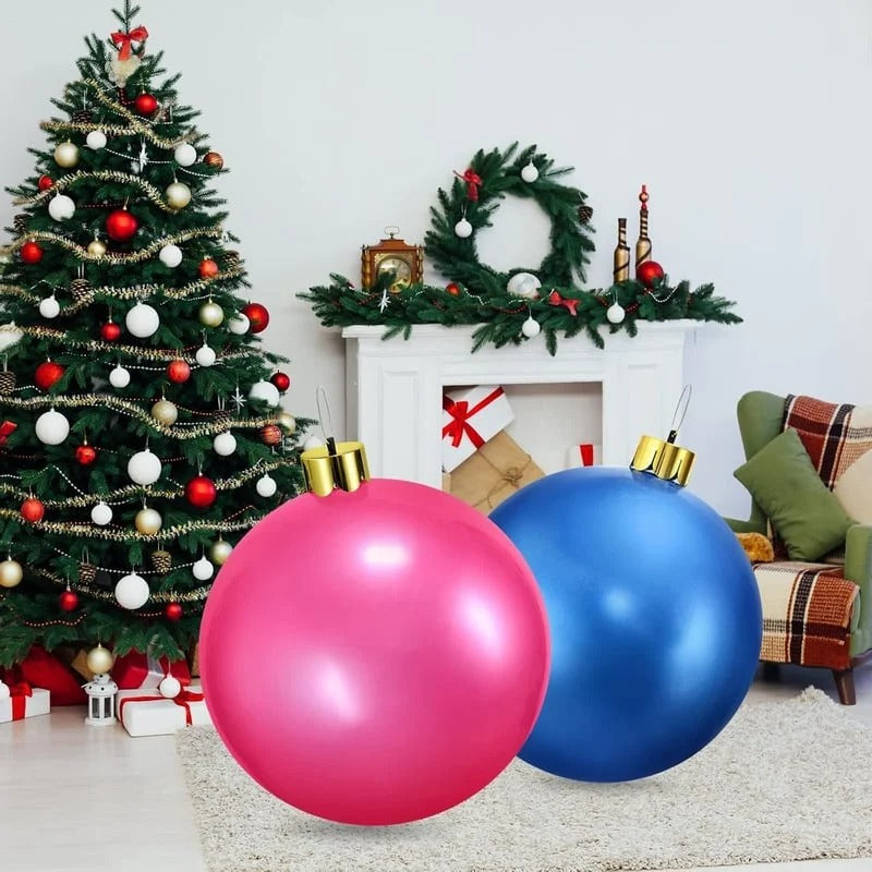 Festive Inflatable Ball Decoration for Holiday Celebrations
