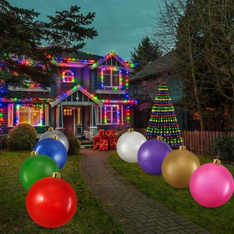 Festive Inflatable Ball Decoration for Holiday Celebrations