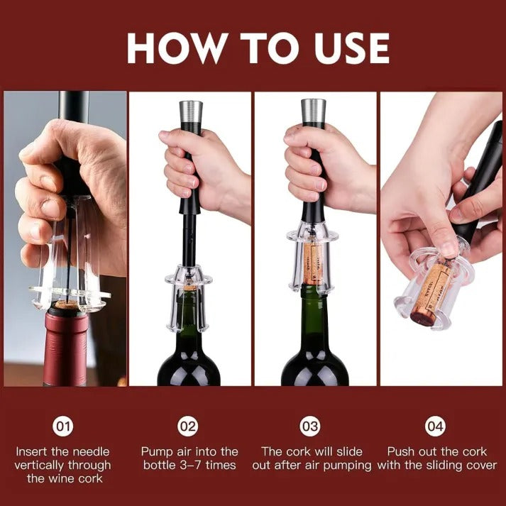 Effortless Wine Bottle Opener Kit