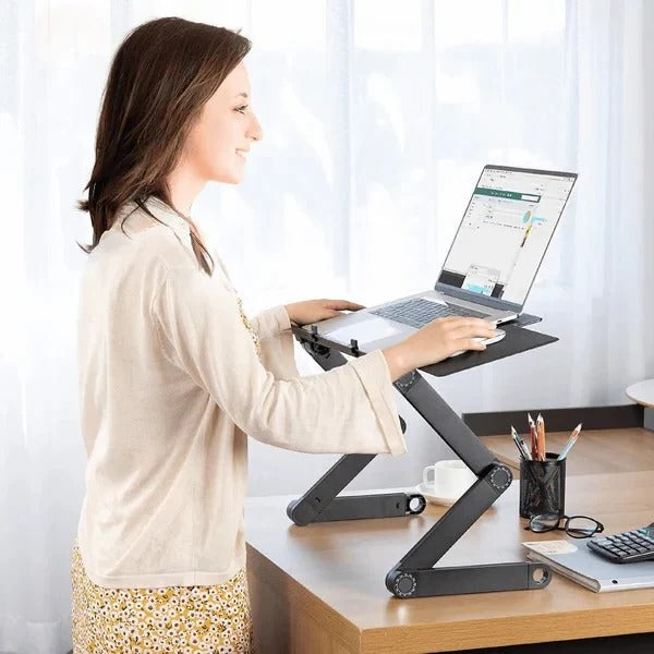 ErgoLift Adjustable Laptop Desk Stand for Ultimate Comfort