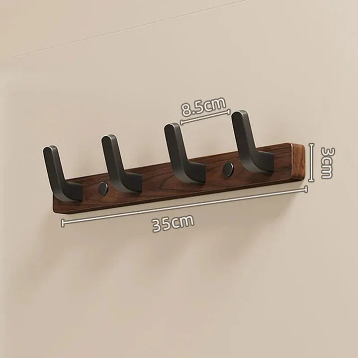 Chic Wall-Mounted Coat and Bag Organizer