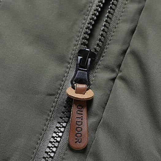 Men's Insulated Fleece Jacket with Secure Zipper Pockets