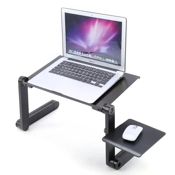 Versatile Laptop Desk Mount with Adjustable Height & Angle