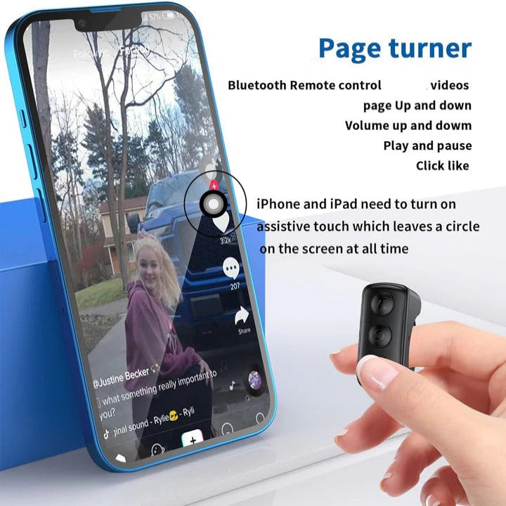 Smart Gesture Ring Remote for Effortless Smartphone Control