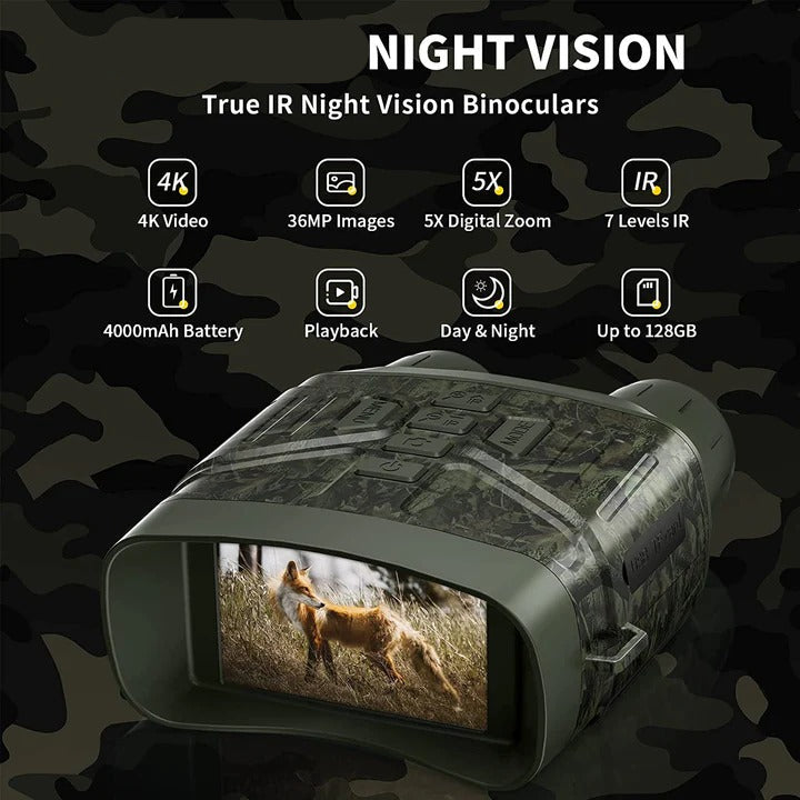 High-Performance Night Vision Binoculars with Enhanced Zoom