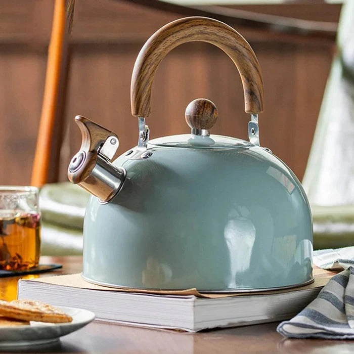 Elegant Stainless Steel Whistling Kettle for All Stoves