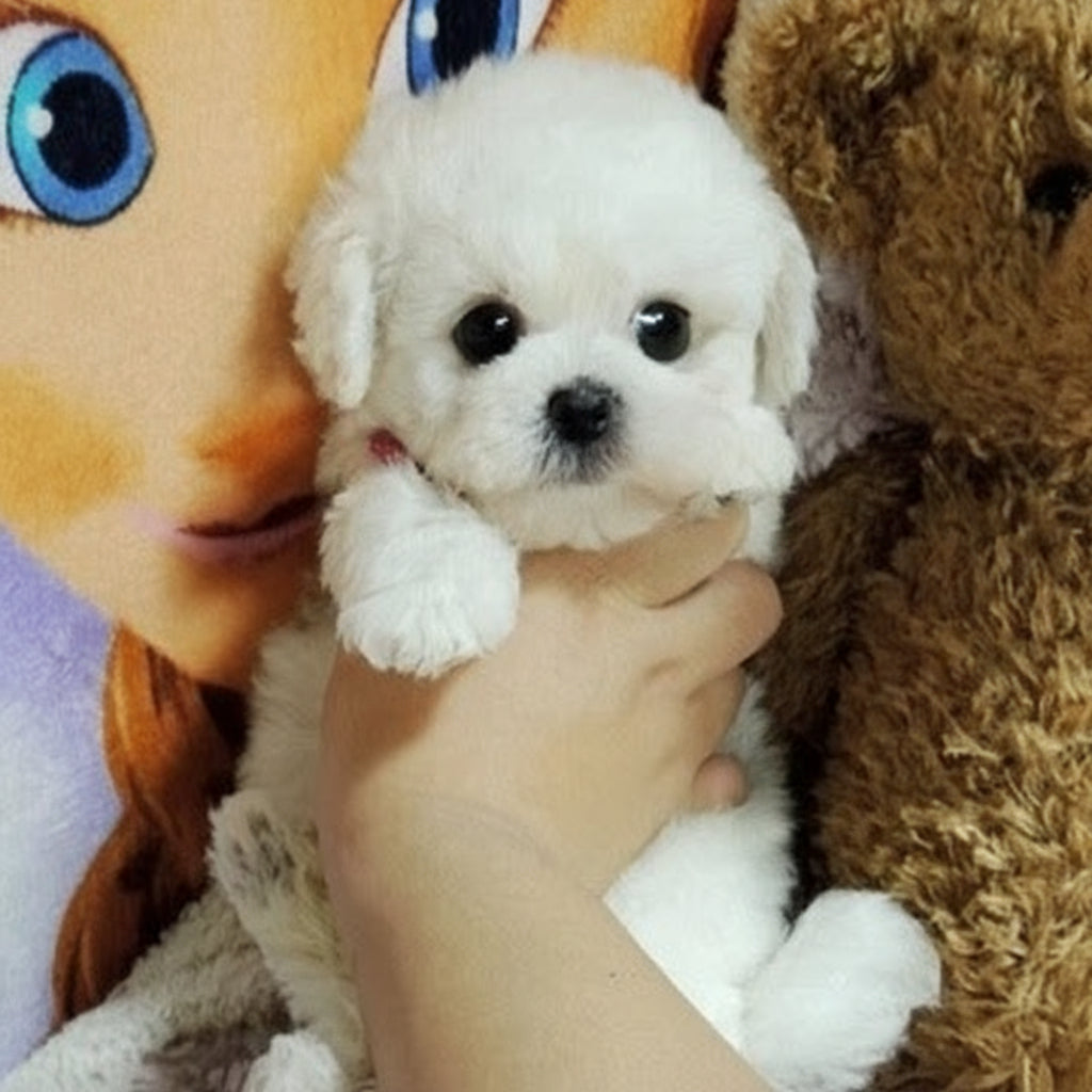 Cuddly Weighted Puppy Plush Toy for All Ages