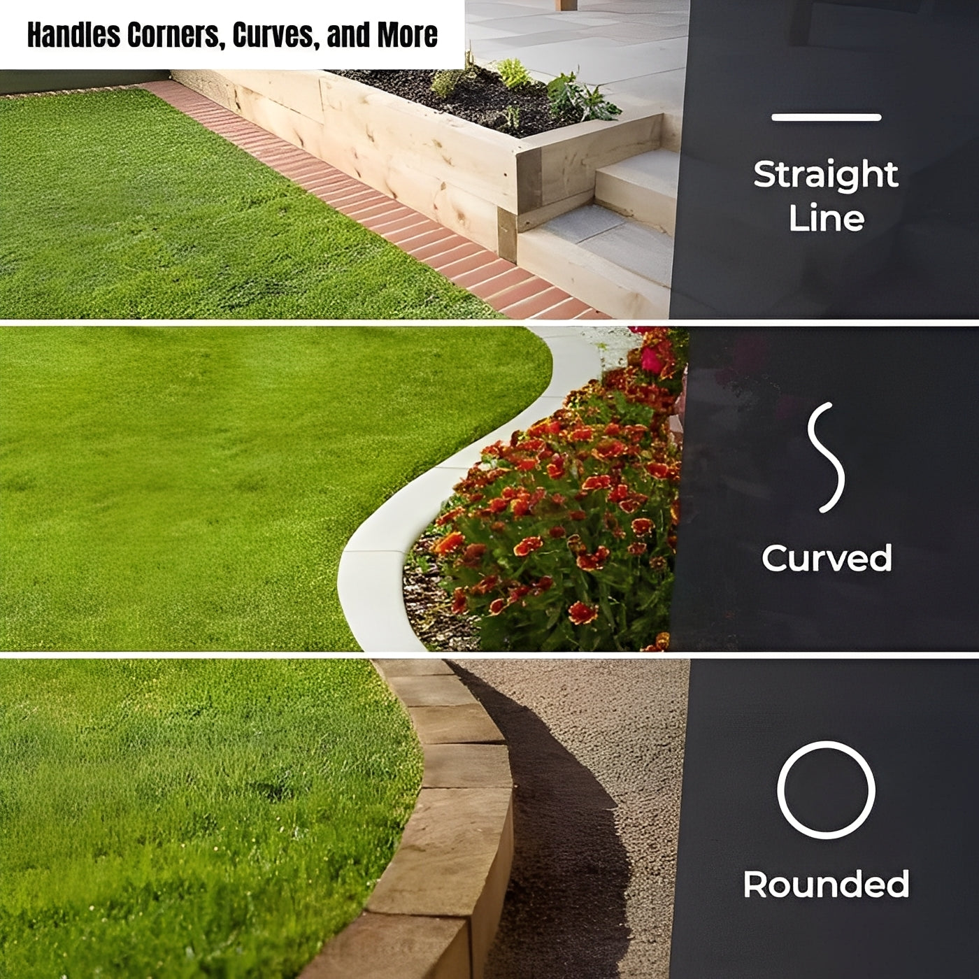 Versatile Lawn Edge Trimmer with Customizable Handle Length