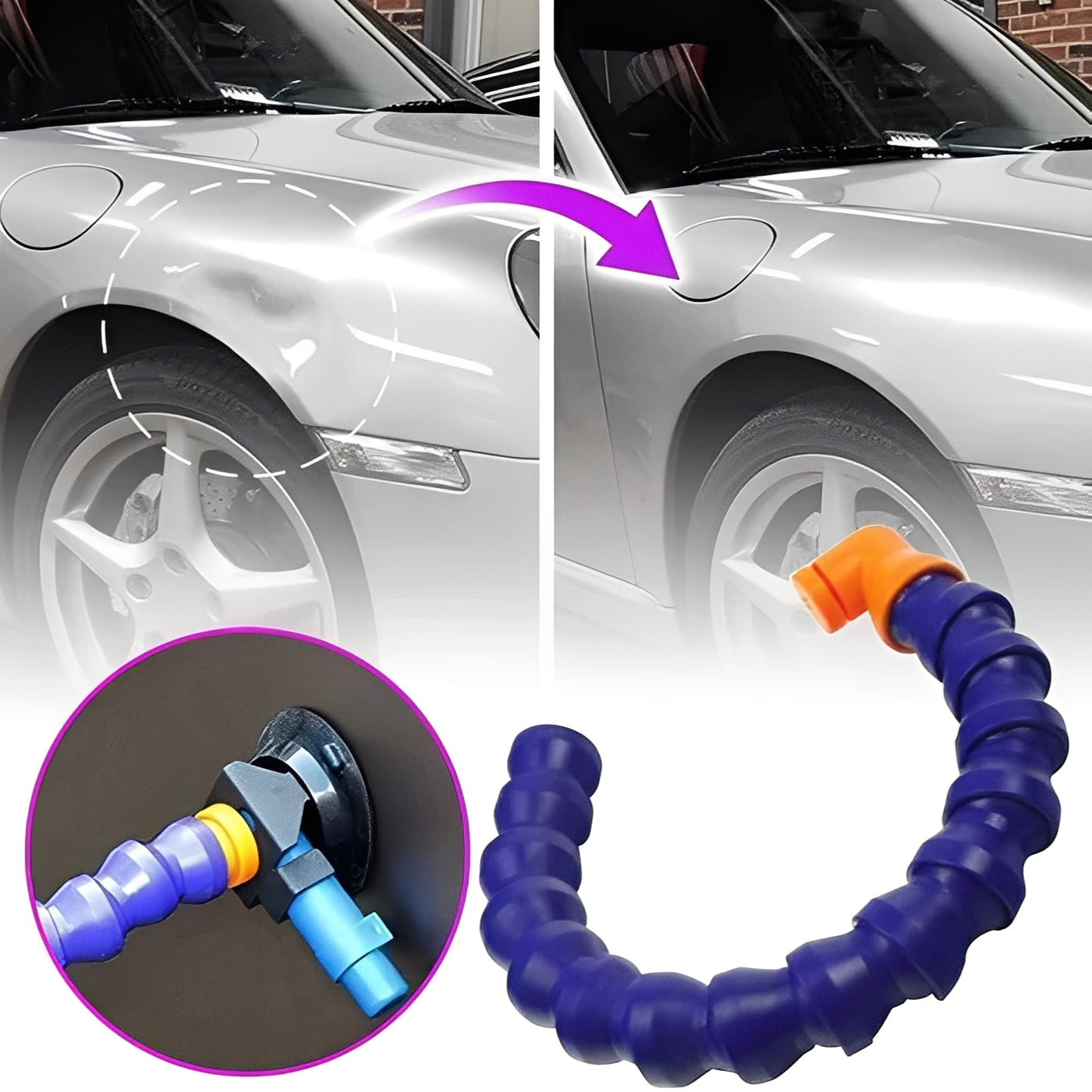 Suction Lift Tool for Car Dent Repair – Manual Pump System