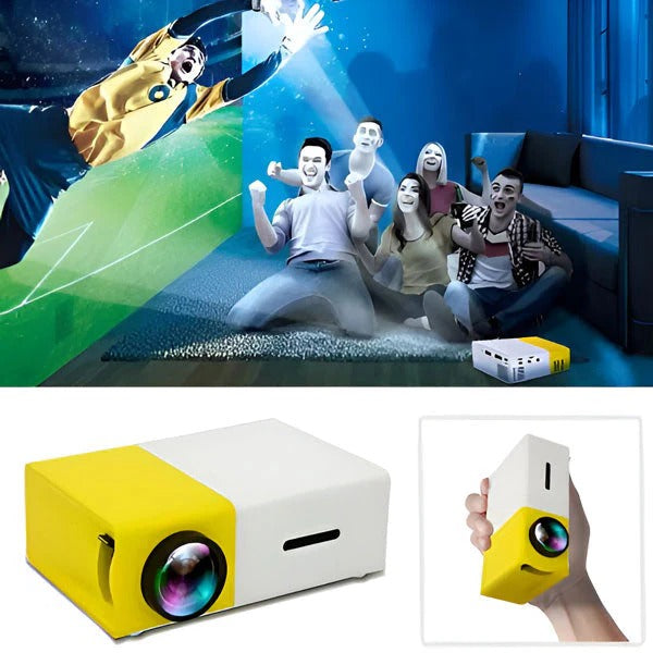 Versatile Mini Projector for Effortless Media Sharing