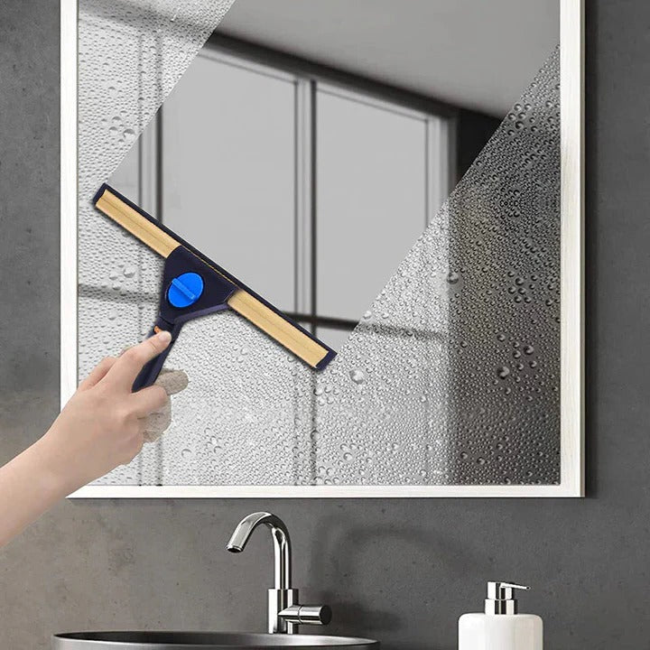 Effortless Glass and Mirror Cleaning Squeegee