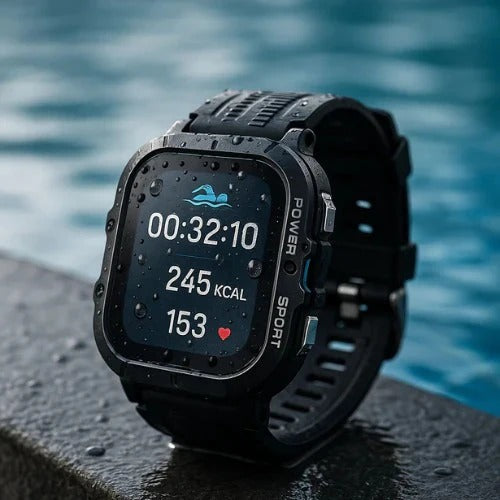 Bluetooth-Compatible Sports Timepiece for Active Lifestyles