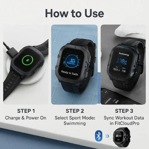 Bluetooth-Compatible Sports Timepiece for Active Lifestyles