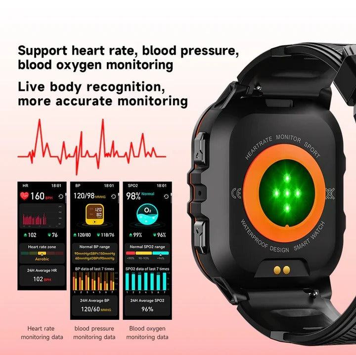 Bluetooth-Compatible Sports Timepiece for Active Lifestyles