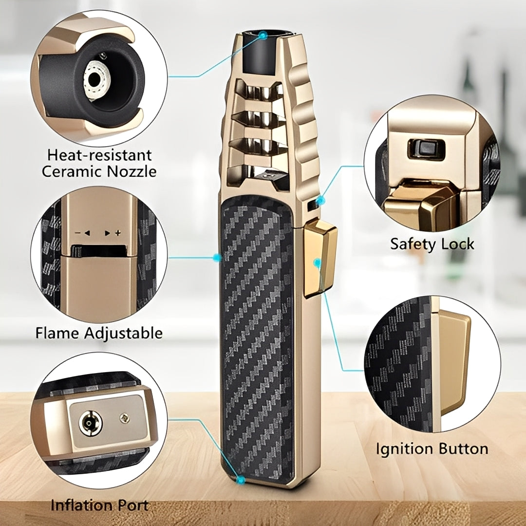 Versatile Culinary Torch Lighter for Gourmet Cooking