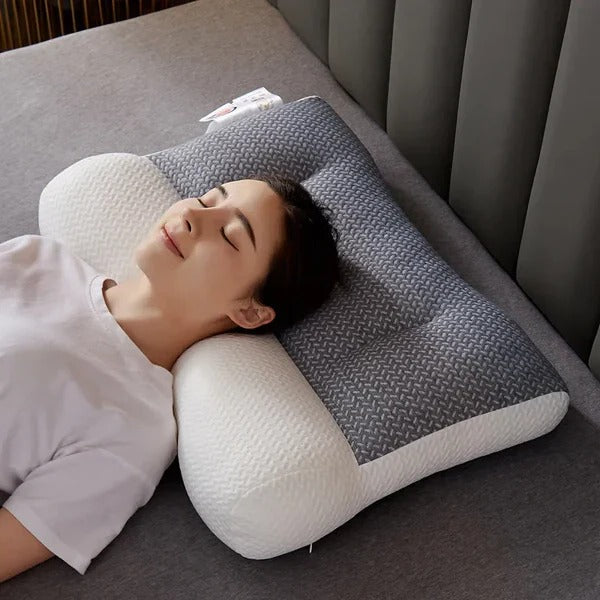 Versatile Comfort Pillow with Contoured Design
