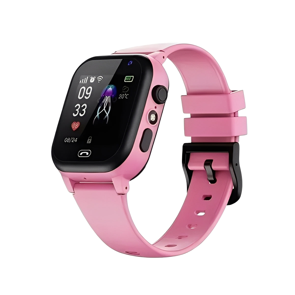Smart Kids' Watch with GPS Tracking and Communication Features