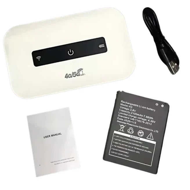 Compact 4G LTE Mobile Hotspot with SIM Card Slot