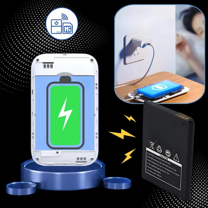 Compact 4G LTE Mobile Hotspot with SIM Card Slot