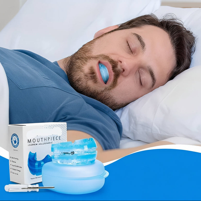 Custom-Fit Sleep Mouthpiece with Adjustable Screw Mechanism