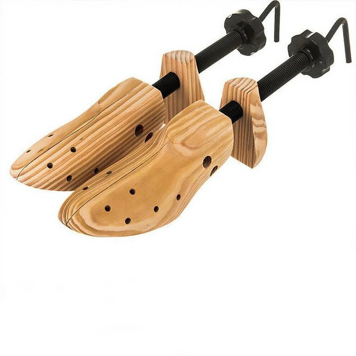 Premium Wooden Shoe Supports with Customizable Fit