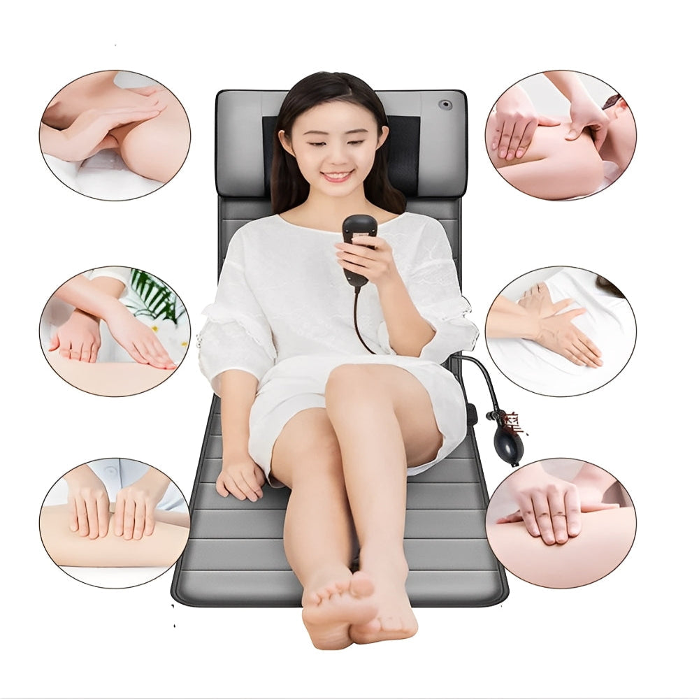 Premium Full Body Relaxation Mat with Heat and Custom Modes