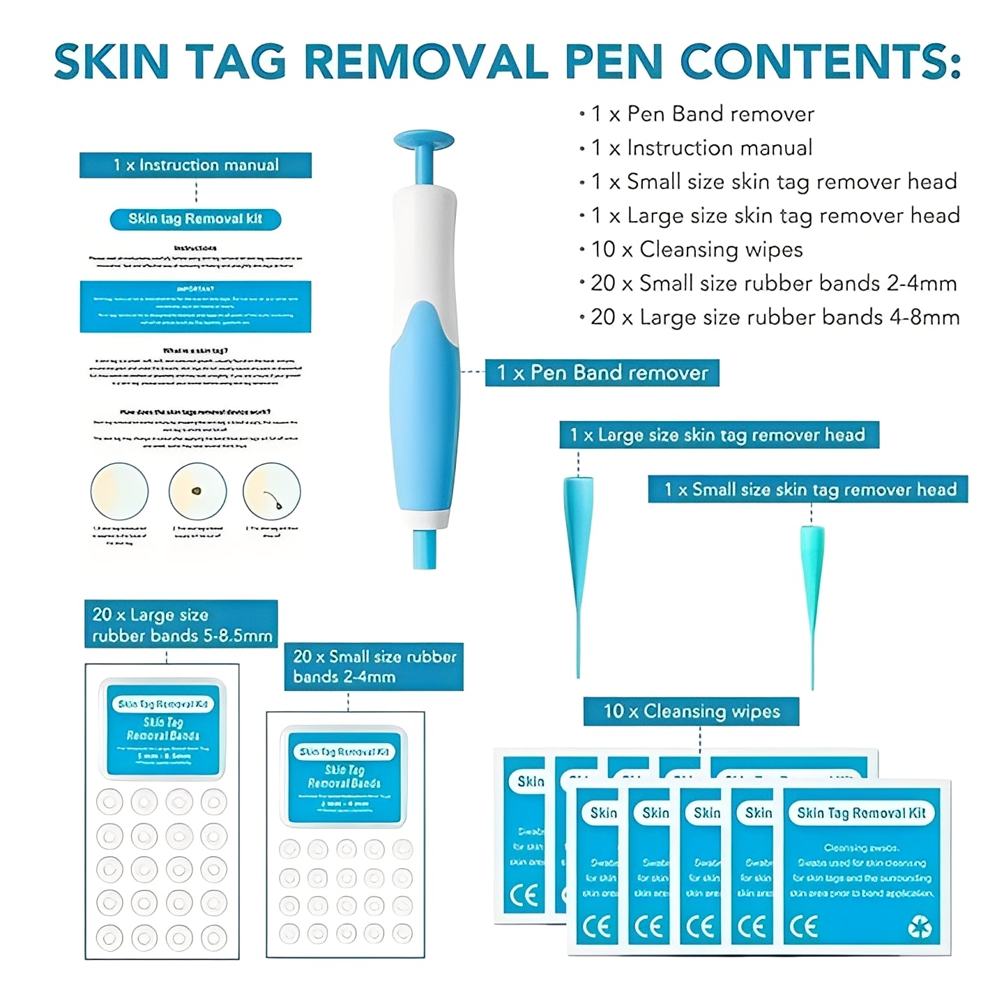 Advanced Skin Tag Removal Kit with Precision Applicator