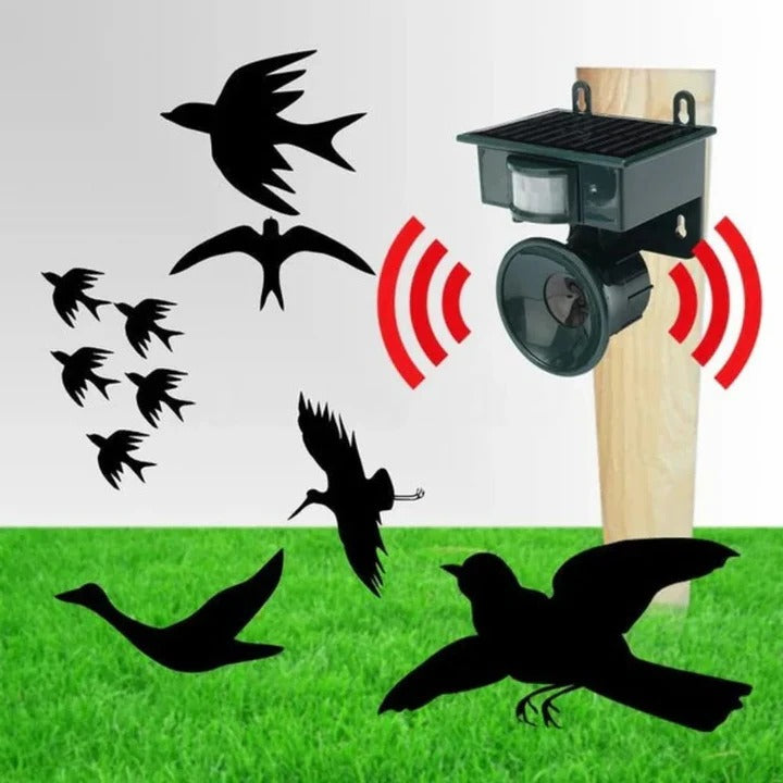Solar-Powered Animal Repeller with Motion Activation