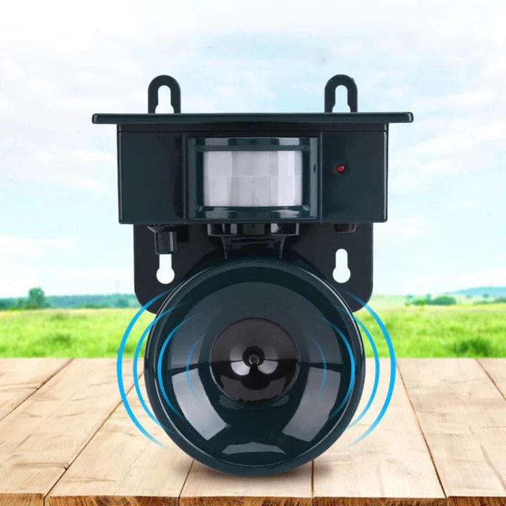 Solar-Powered Animal Repeller with Motion Activation