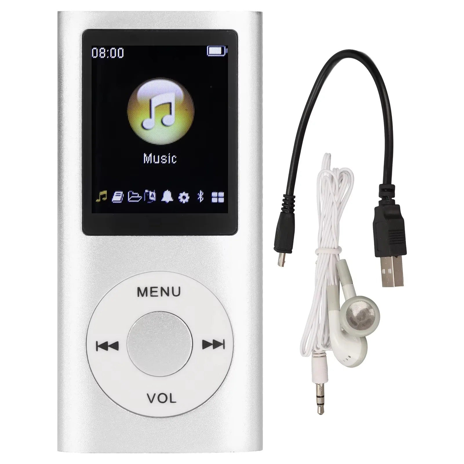 Sleek Music Companion MP3 Player with LCD Display & Video