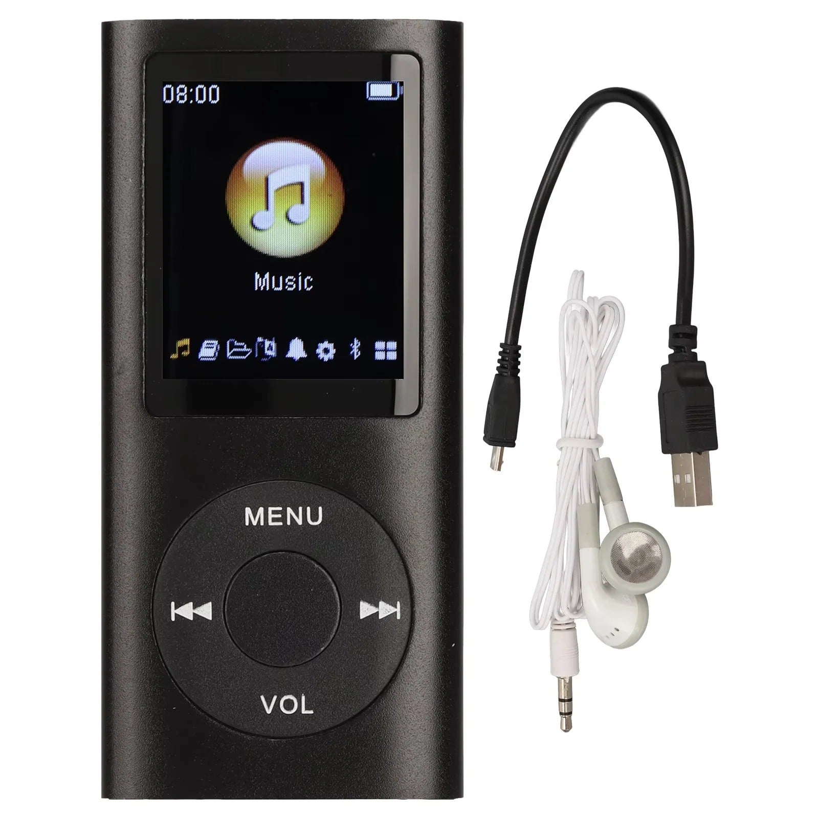 Sleek Music Companion MP3 Player with LCD Display & Video