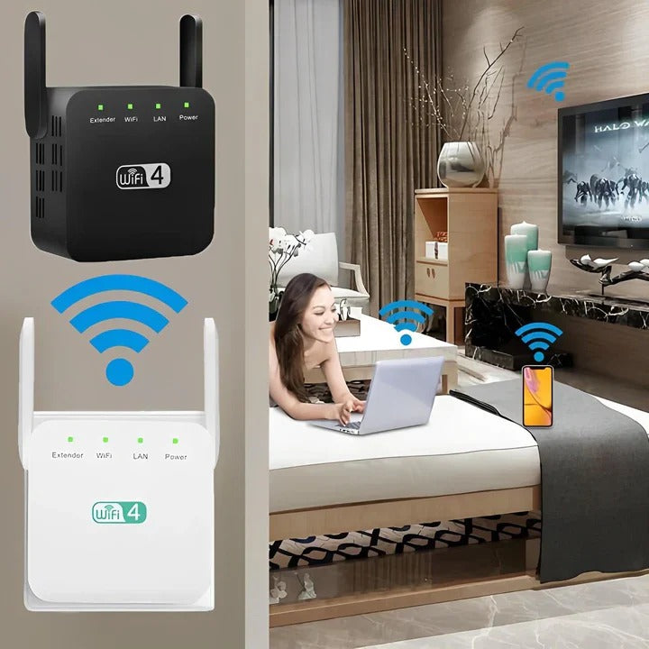 Signal Booster for 2.4GHz Networks, Speeds up to 300Mbps