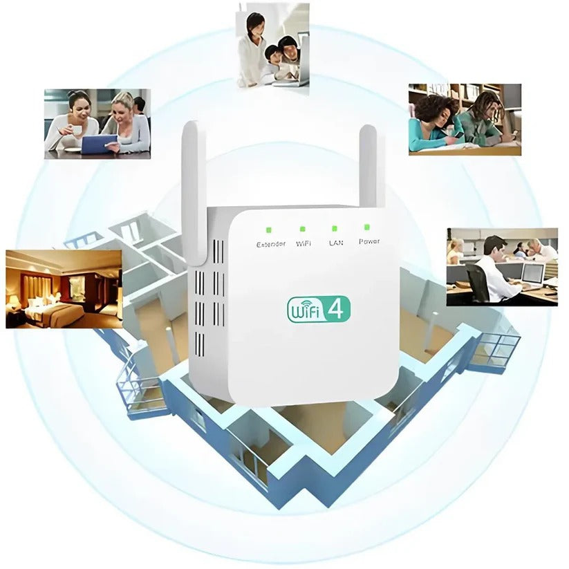 Signal Booster for 2.4GHz Networks, Speeds up to 300Mbps