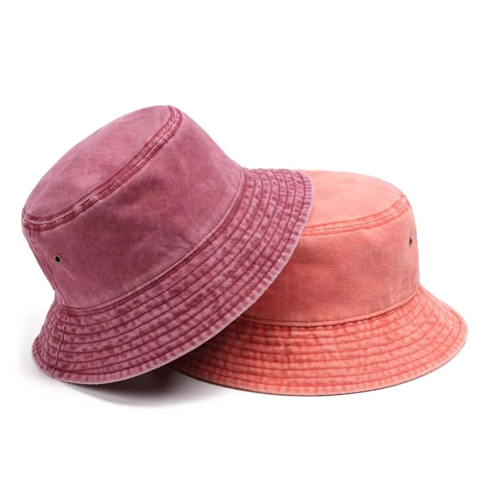 Packable Cotton Denim Bucket Hat for All-Day Comfort