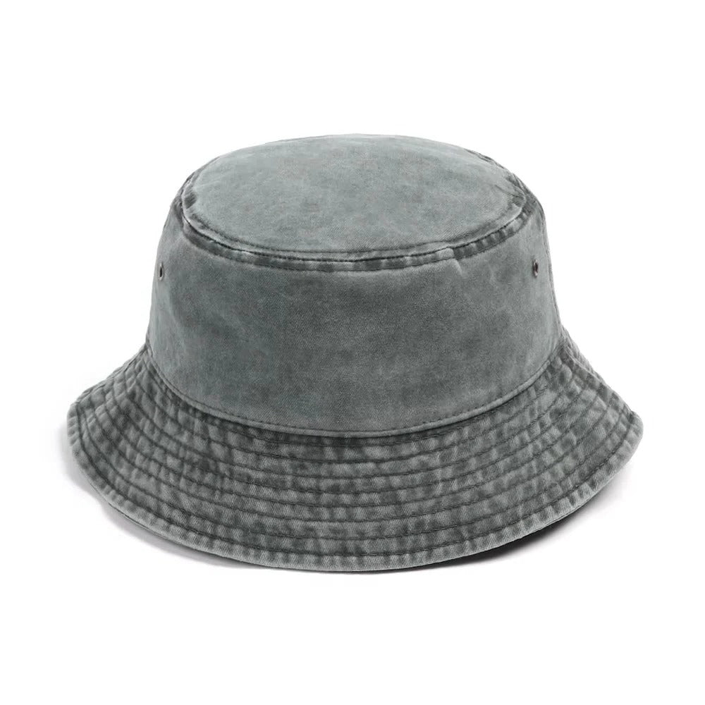 Packable Cotton Denim Bucket Hat for All-Day Comfort