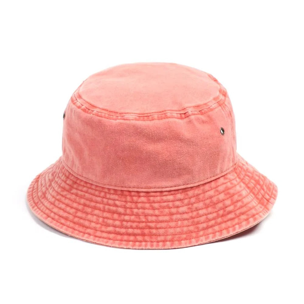 Packable Cotton Denim Bucket Hat for All-Day Comfort