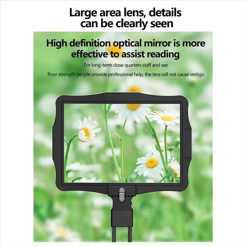 Hands-Free LED Magnifier with Adjustable Zoom for Precision Tasks
