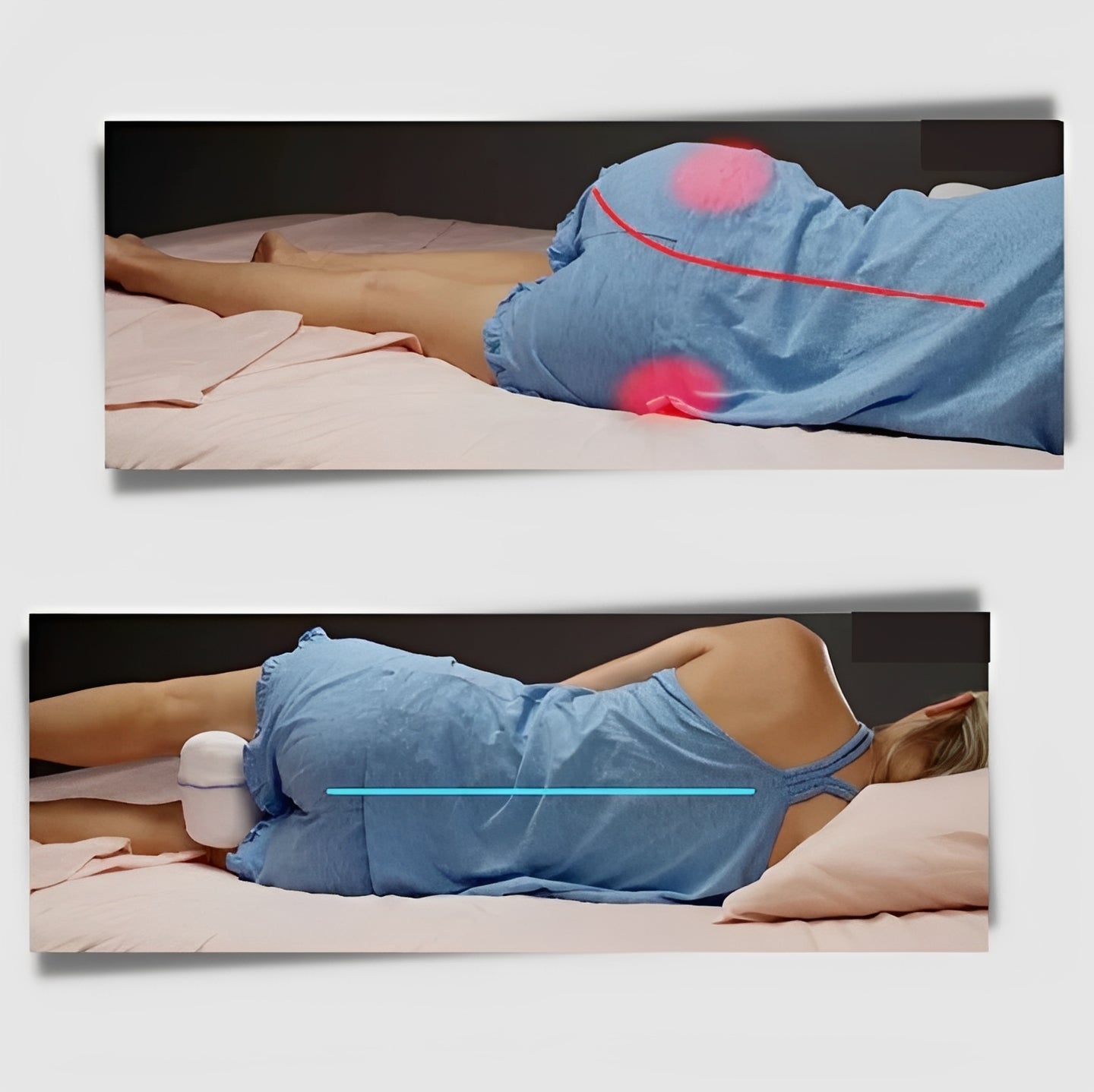 ComfortRest Leg Support Pillow for Side Sleepers