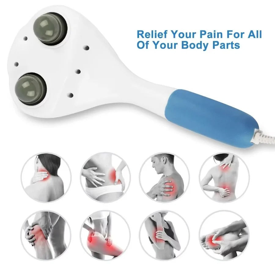 Versatile Handheld Electric Massager with Customizable Vibration
