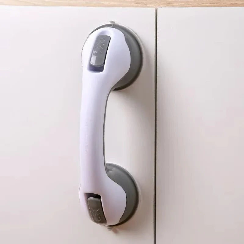 Versatile Bathroom Grip Handle with Secure Suction Cups