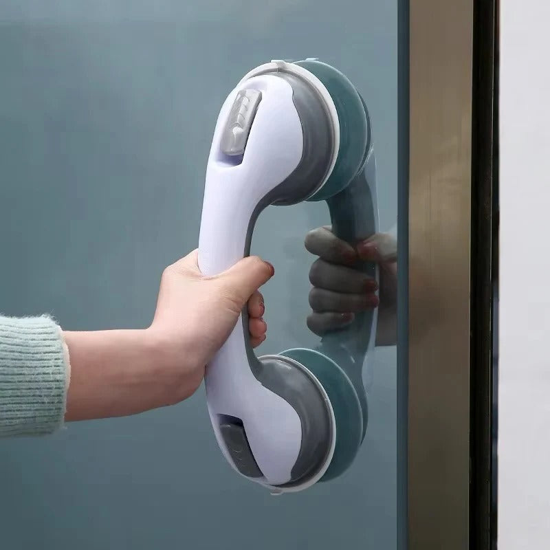 Versatile Bathroom Grip Handle with Secure Suction Cups