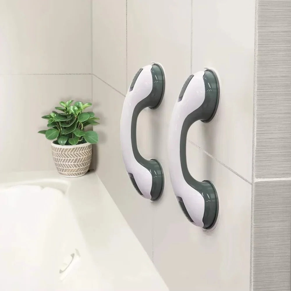 Versatile Bathroom Grip Handle with Secure Suction Cups