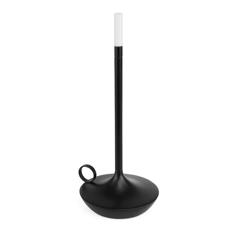 Portable LED Table Lamp with Rechargeable Candle Glow