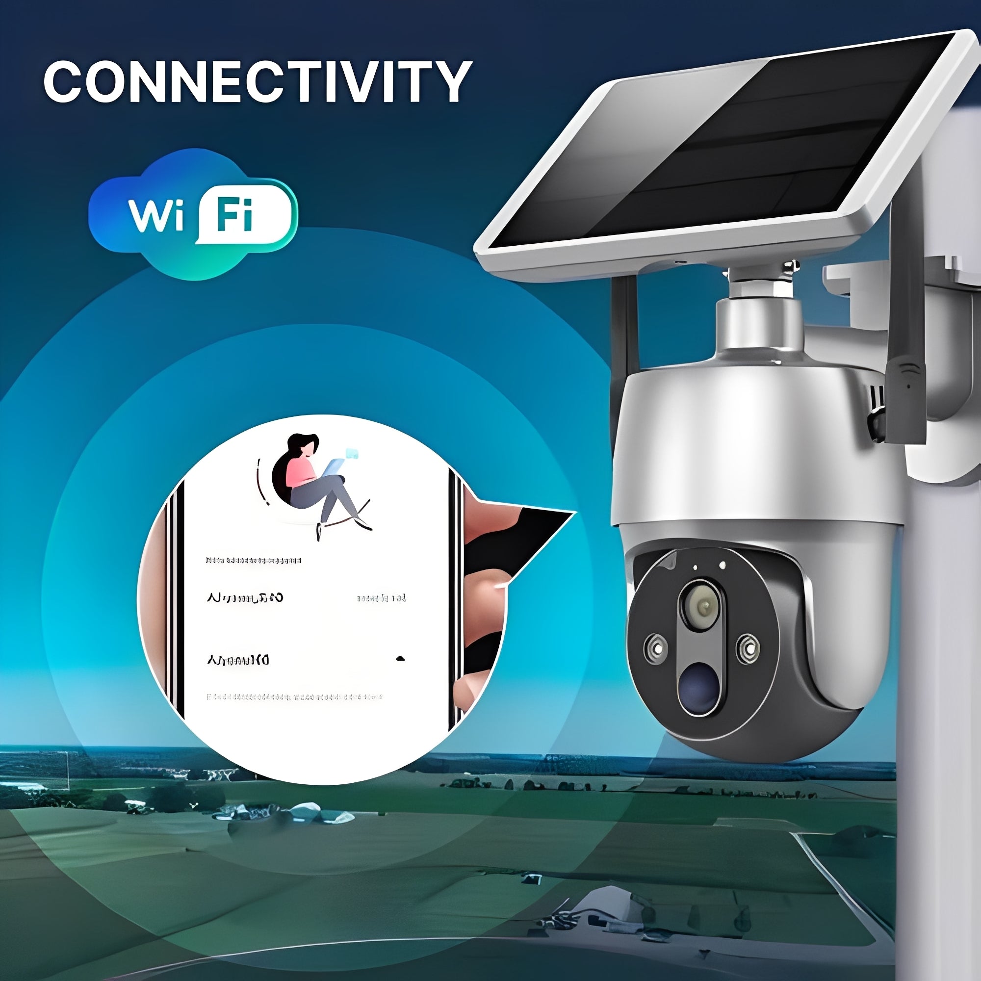 Eco-Friendly Outdoor Surveillance Camera with Smart Detection