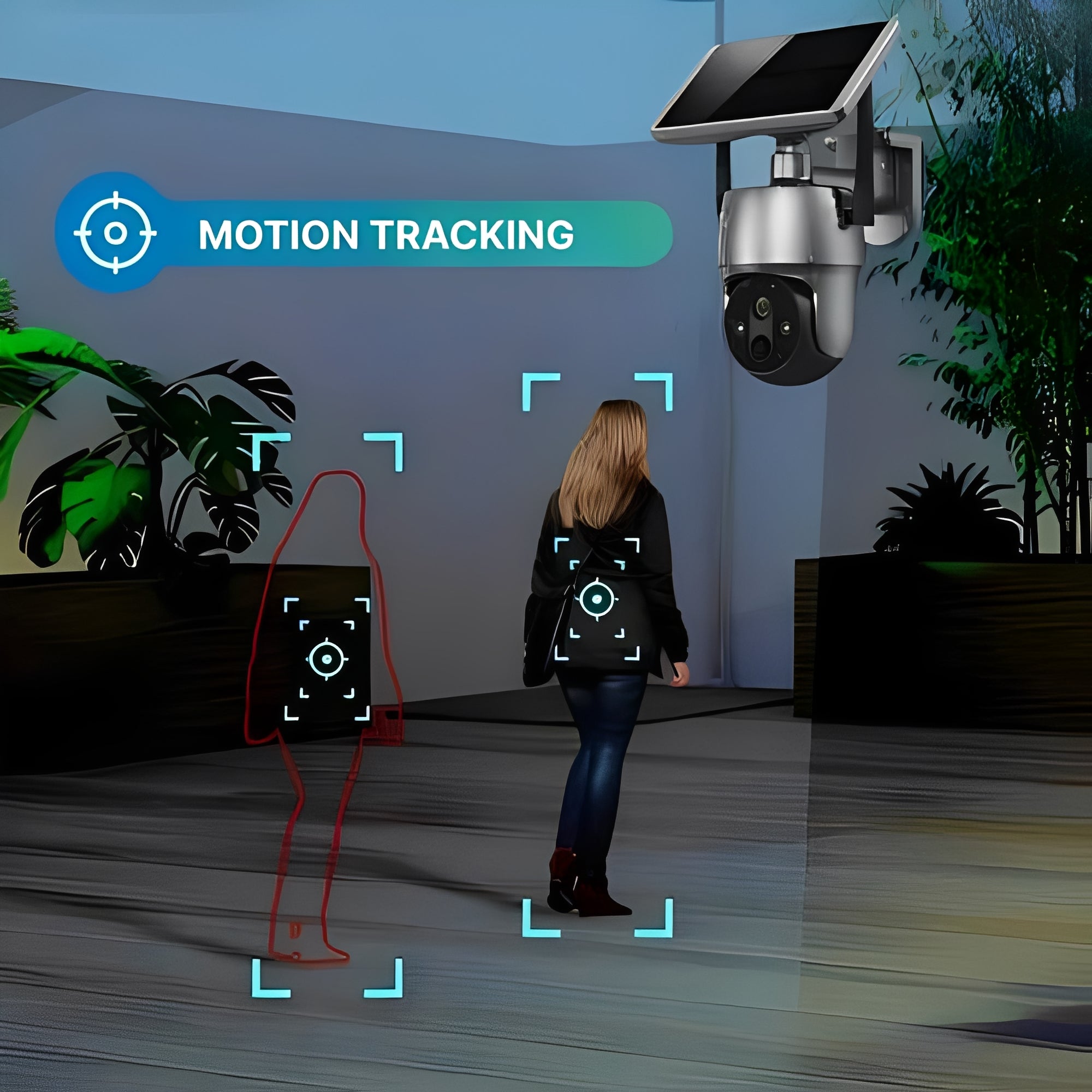 Eco-Friendly Outdoor Surveillance Camera with Smart Detection