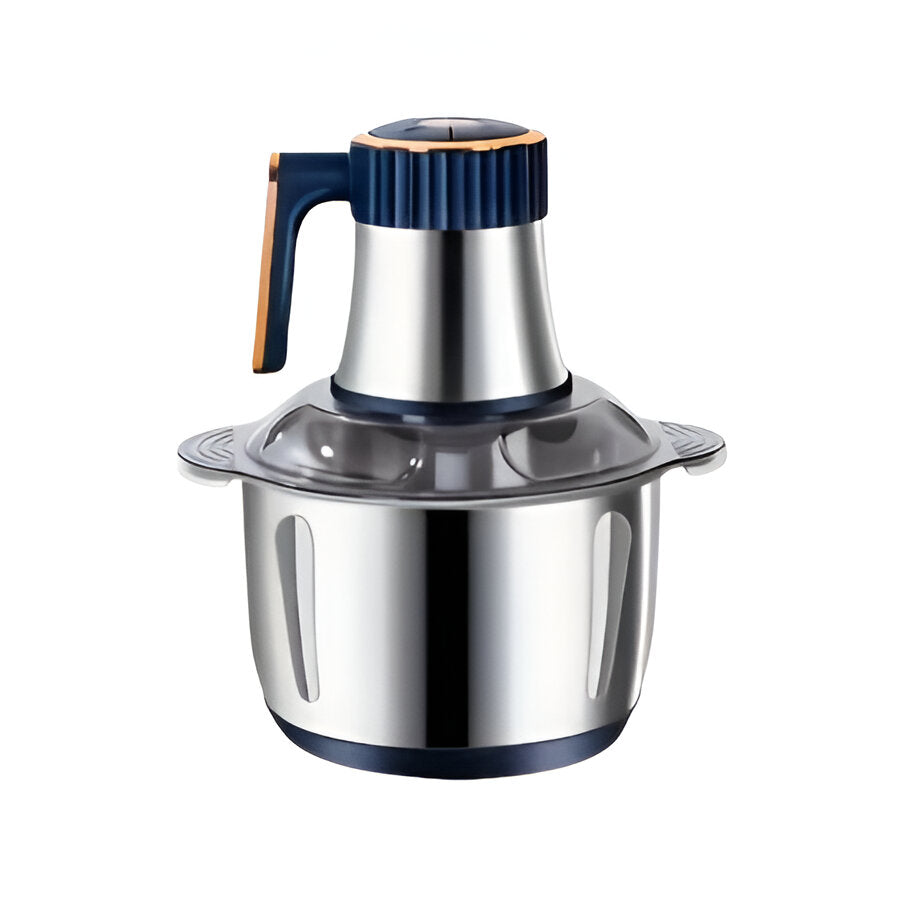 Versatile Electric Food Processor with Dual Stainless Steel Blades