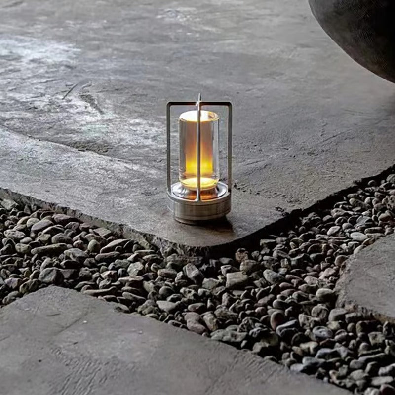 Portable Crystal Glow Lamp with Rechargeable Battery and Touch Control